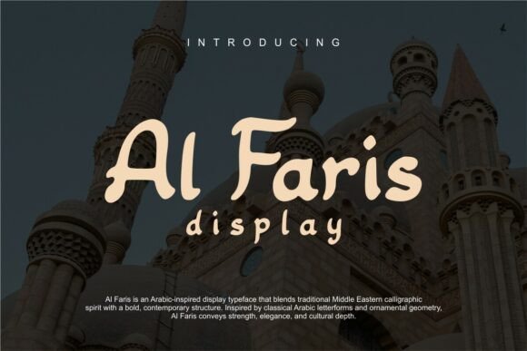 Al Faris: A Bold Arabic-Inspired Display Typeface