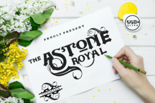 Astone Royal: The Elegant Decorative Font for Crafters