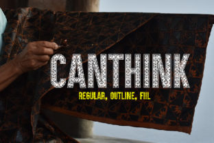 Canthink: A Decorative Typeface for Business Branding