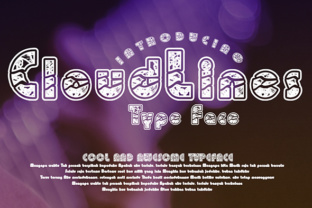 CloudLines: A Unique Typeface for Editorial Design