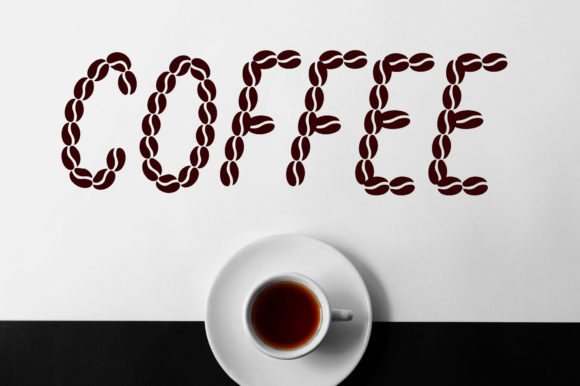 Coffee Beans: A Decorative Font for Branding