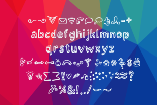 Crazy Icons: A Handdrawn Font for Branding