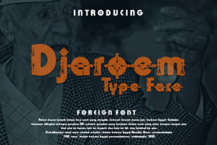 Djaroem: A Distinctive Decorative Font for Editorial Design