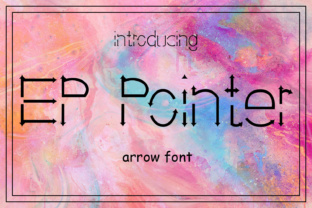 EP Pointer: A Decorative Arrow Font for Crafters