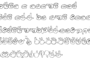 Fingerspelling: A Unique Display Font for Web Design