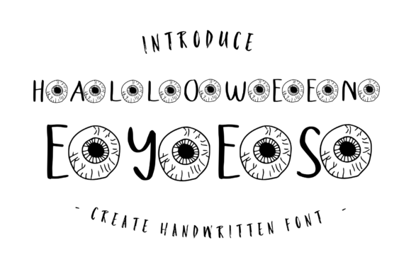 Halloween Eyes: A Unique Decorative Font for Creators