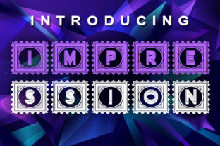 Impression: A Decorative Font for Unique Web Designs
