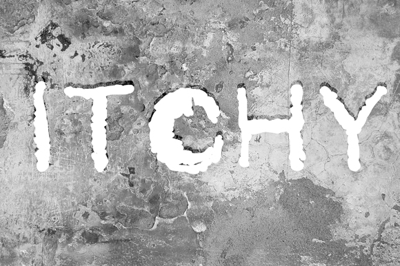 Itchy: A Decorative Font for Allergic Season Branding