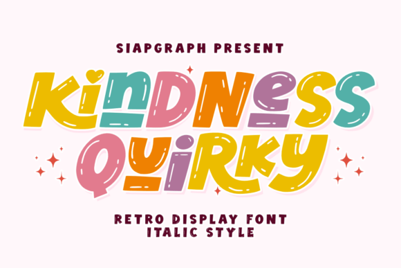 Kindness Quirky Italic: A Playful Font for Branding