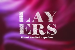 Layers: A Handcrafted Decorative Font for Editorial Design