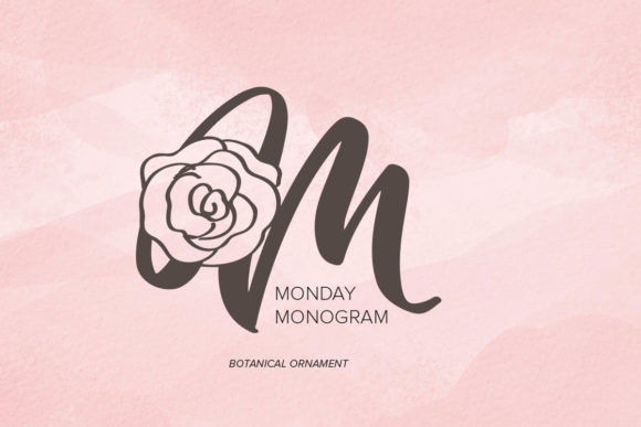 Monday Monogram: A Decorative Font for Campaigns