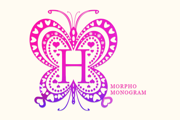 Morpho Monogram: An Elegant Decorative Font for Editors