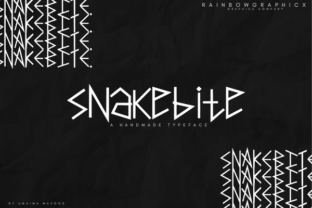 Snakebite: A Sharp Decorative Typeface for Bold Campaigns