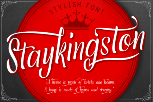 Staykingston: A Premium Decorative Font for Elegant Branding