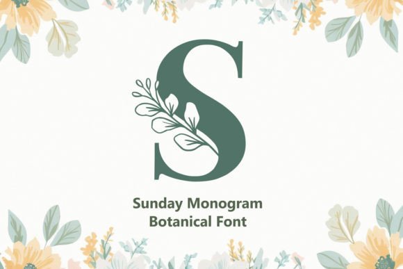 Sunday Monogram: The Exquisite Craft Font