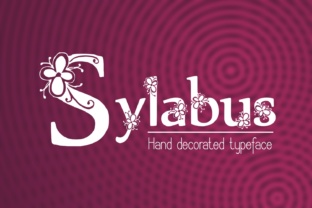 Sylabus: A Decorative Font for Editorial Design