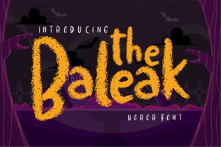 The Baleak: A Spooky Decorative Typeface Review
