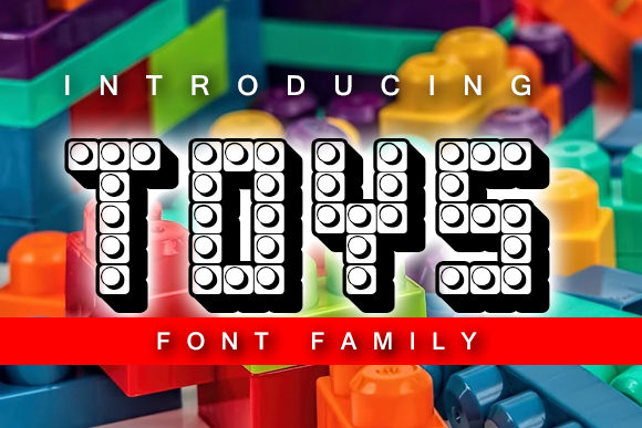 Toys: A Unique Decorative Font for Branding