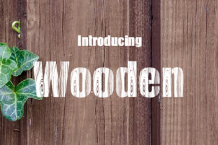 Wooden: A Decorative Typeface for Editorial Design