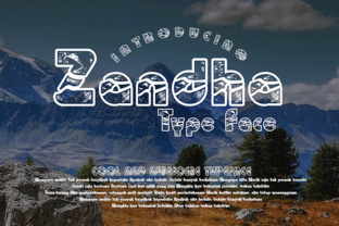 Zandha: A Unique Typeface for Creative Makers