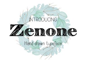 Zenone: A Hand Drawn Typeface for Makers