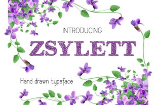 Zsylettpro: A Hand-Drawn Decorative Font for Editors